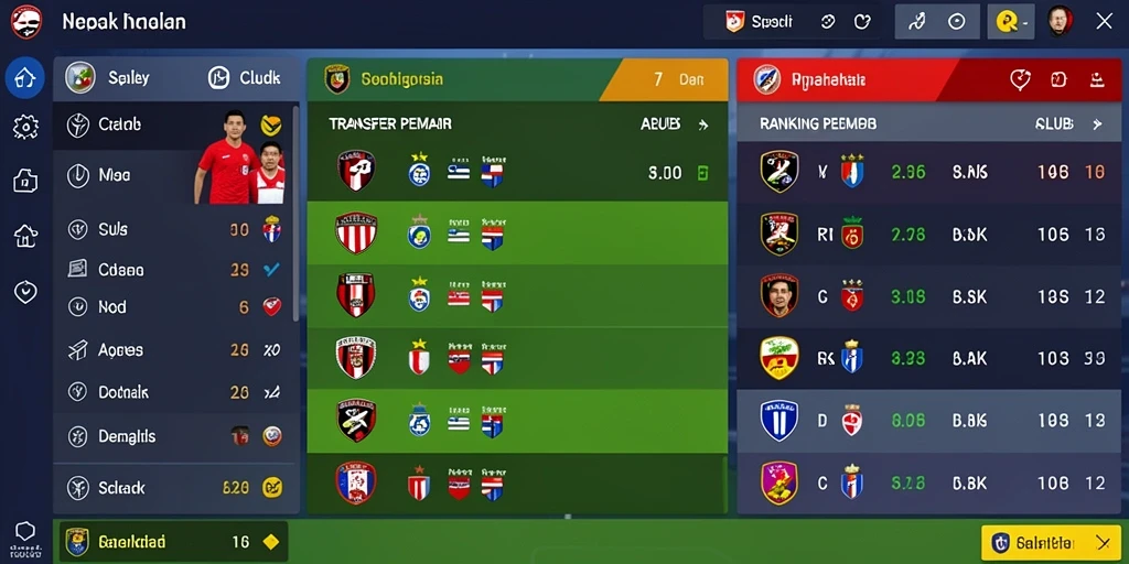 Tampilan awal yang menarik dengan grafis menawan.