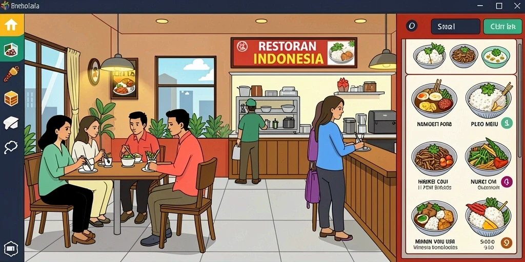 Tampilan antarmuka game yang menarik.