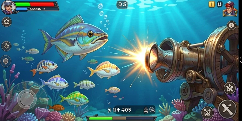 Tampilan antarmuka game yang menarik.